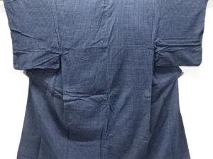 アンティーク　本場久留米書生絣　単衣男物着物